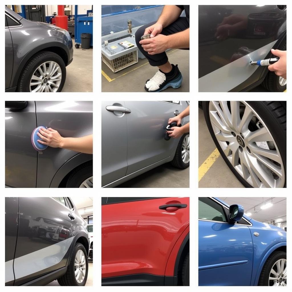 Car Scratch Repair Process