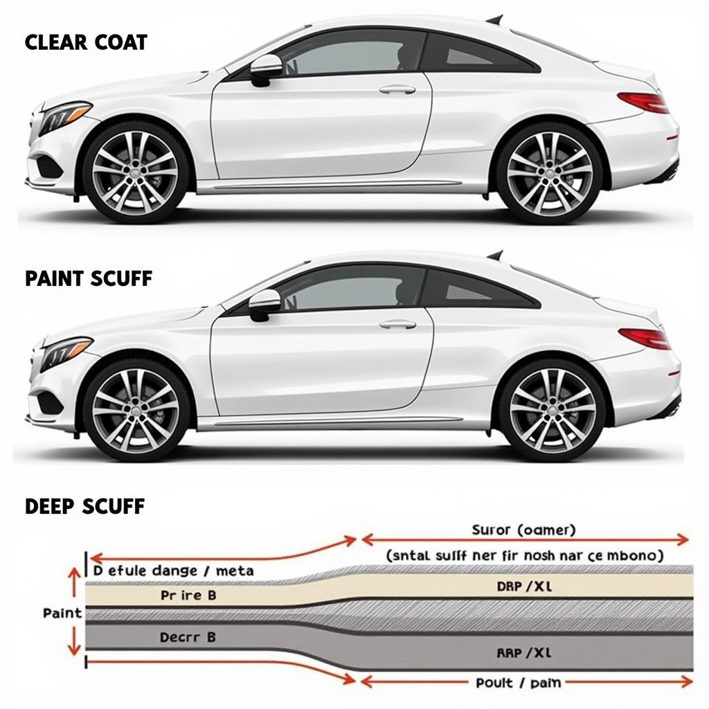 Types of Car Scuff Paint Damage