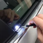 Inspecting a Car Side Window for Leaks