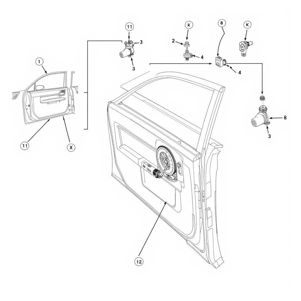 Car Side Window Motor Diagram