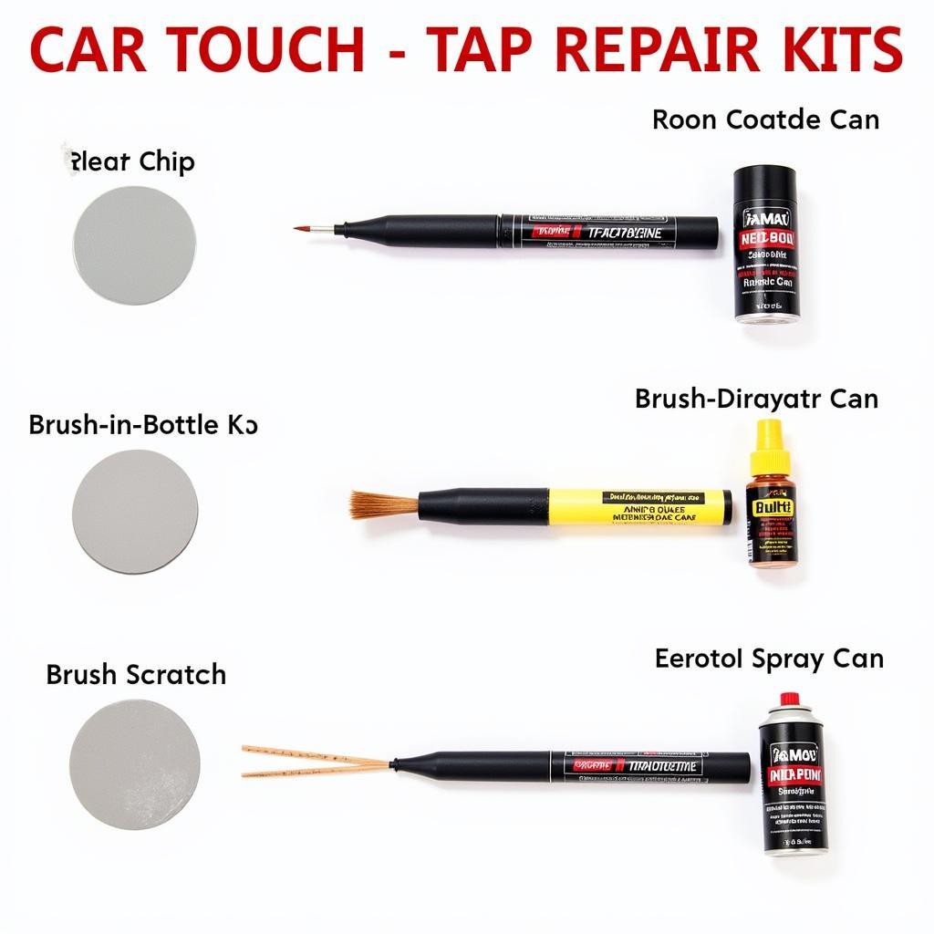 Types of Car Touch Up Paint Repair Kits