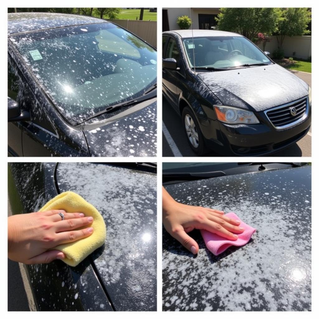 Washing and Waxing a Car