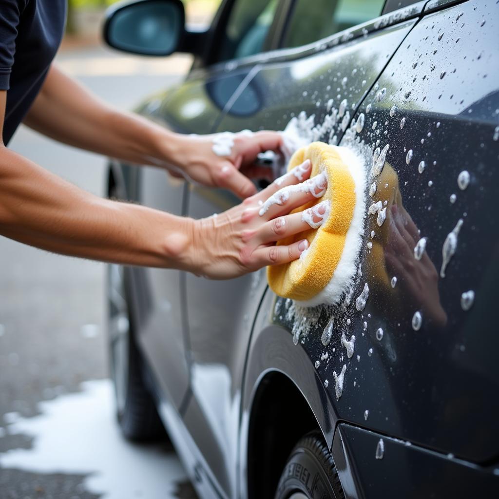 Washing and Waxing a Car to Prevent Rust