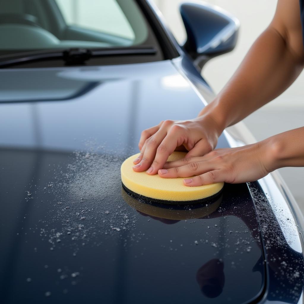 Applying Car Wax for Protection