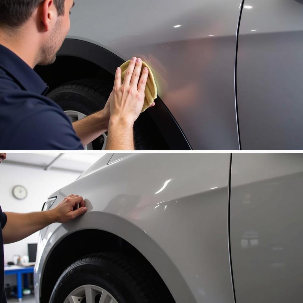 Waxing a Car After Body Work Repairs