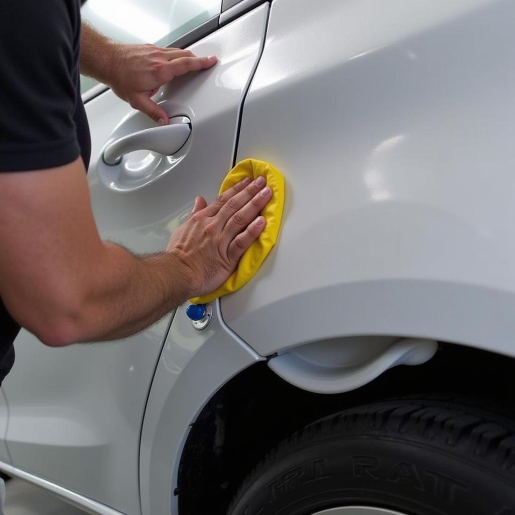 Car Waxing After Repair