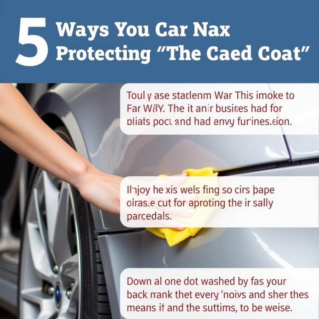 Waxing a Car for Clear Coat Protection