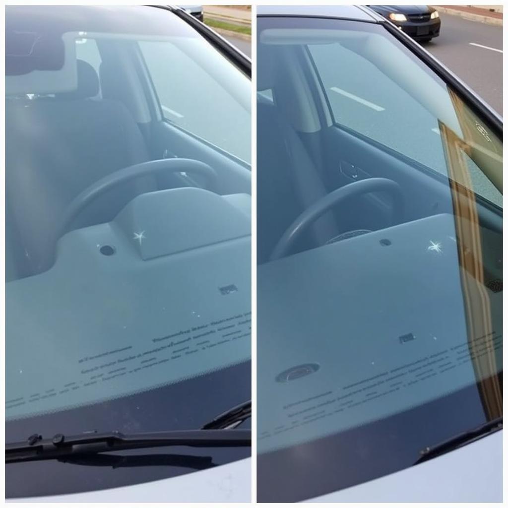 Car Window After Successful Repair