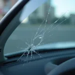 Car Window Chip and Crack Damage