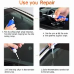 Car Window Chip Repair Process