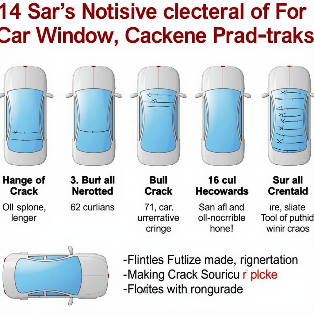 Car Window Crack Repair Types