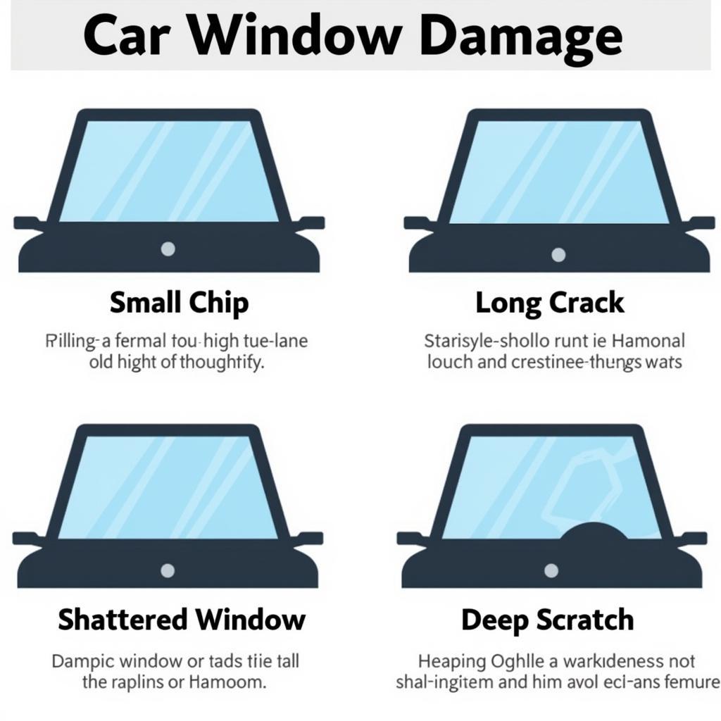 Types of Car Window Damage