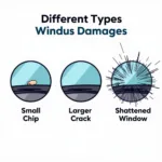 Types of Car Window Damage