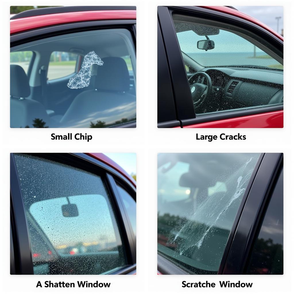 Types of Car Window Damage in Alexandria, VA