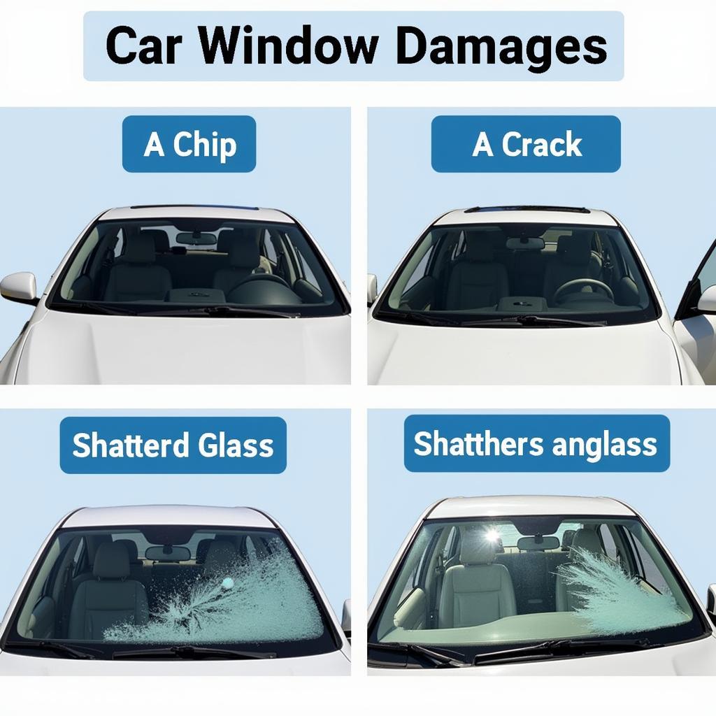 Types of Car Window Damage in Battle Creek MI