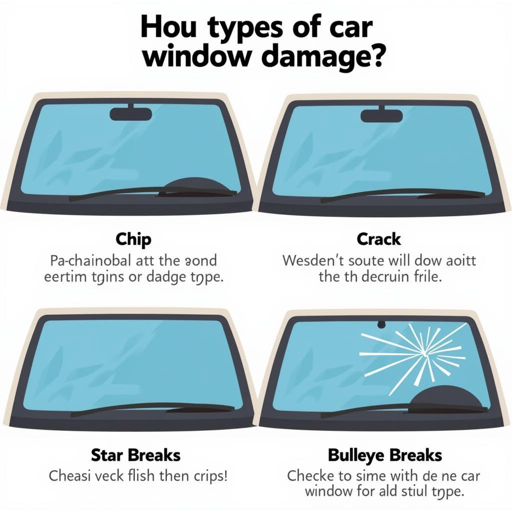 Types of Car Window Damage in Bayside