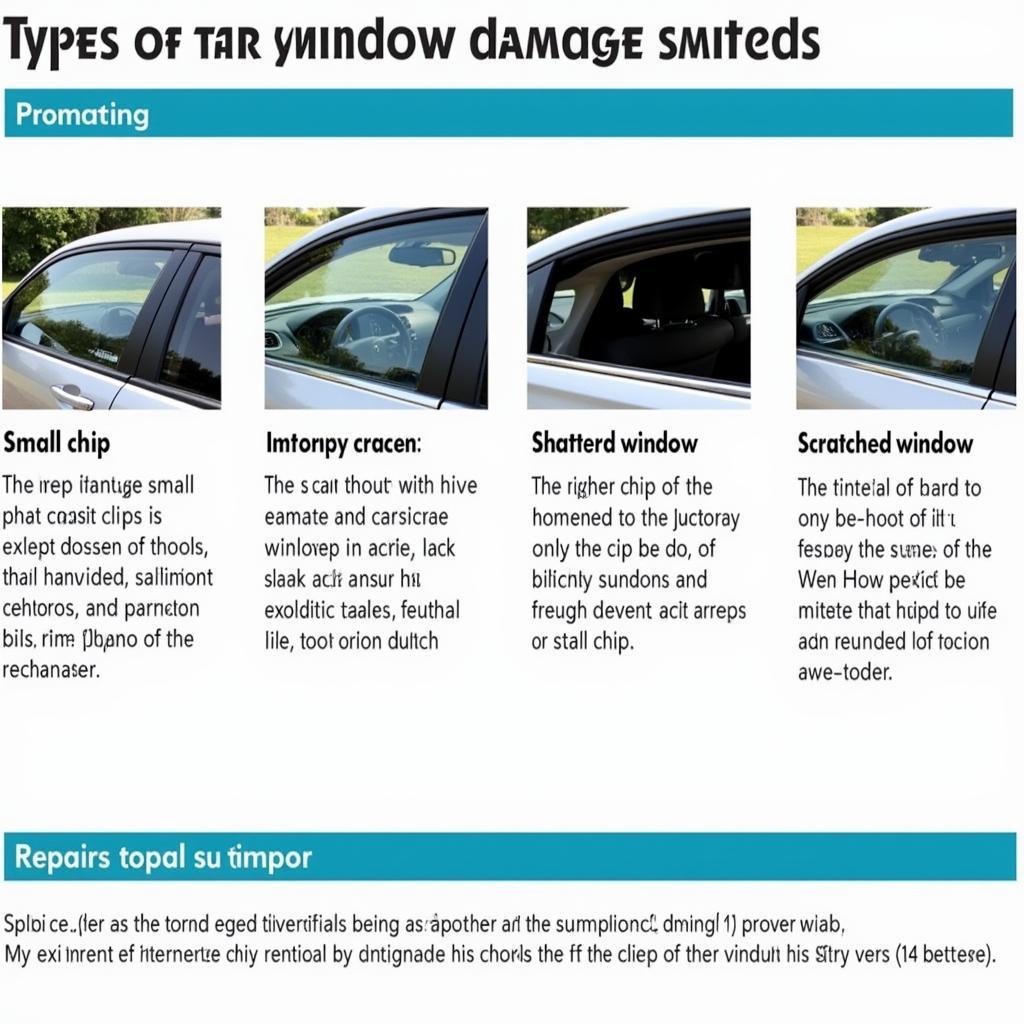 Types of Car Window Damage Near Clinton Keith