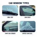 Car Window Damage Types in Fort Worth