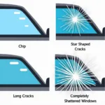 Different Types of Car Window Damage in Irving, TX