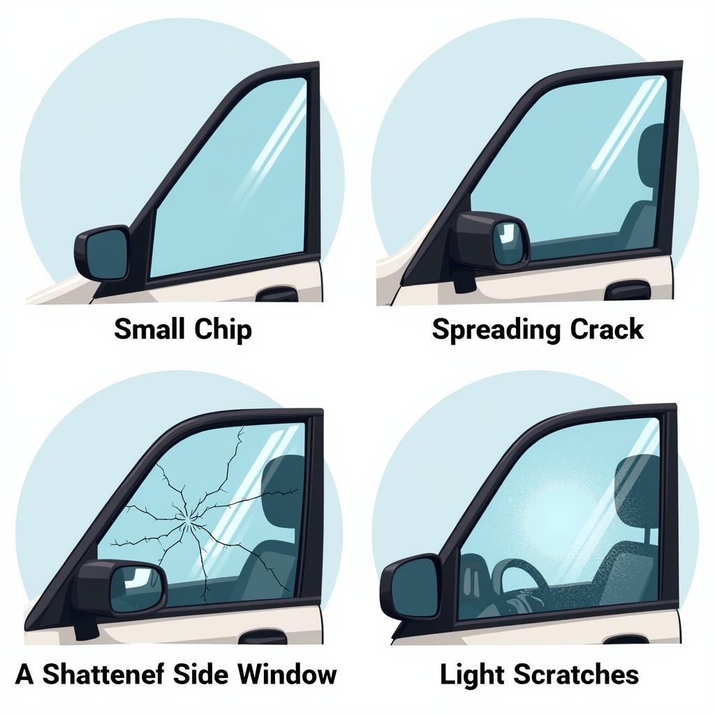 Types of Car Window Damage in Memphis