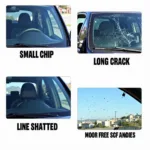 Types of Car Window Damage in Monterey CA