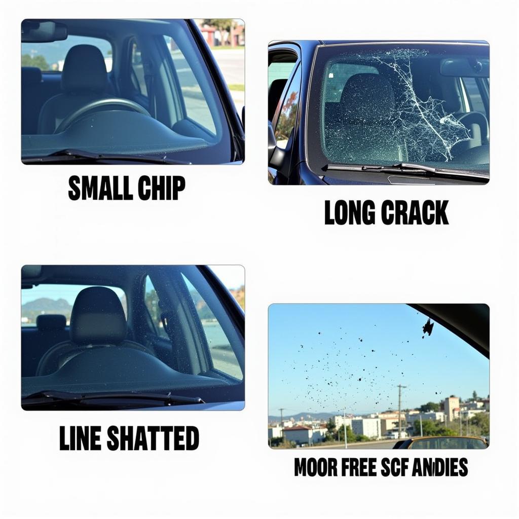 Types of Car Window Damage in Monterey CA