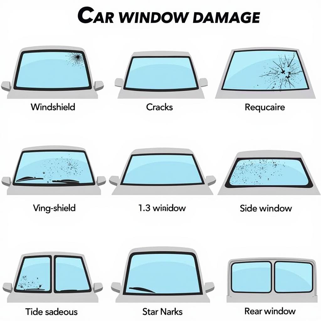 Types of Car Window Damage in Pembroke Pines