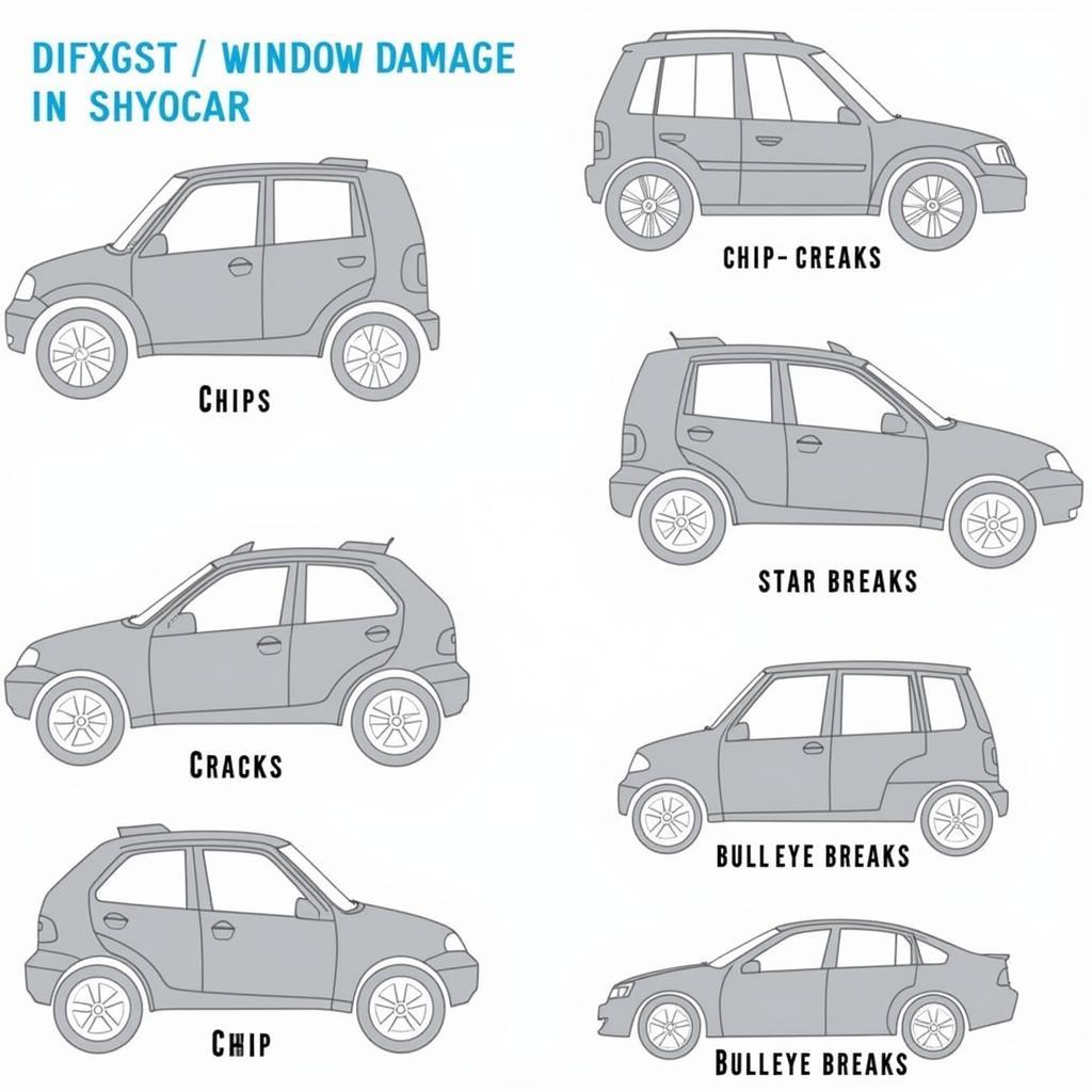 Car Window Damage Types in Plano Texas