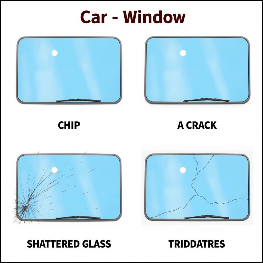 Different Types of Car Window Damage in Portland Maine