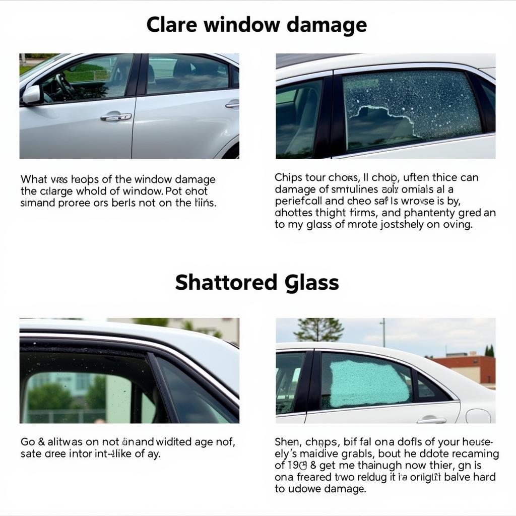 Car Window Damage Types in Riverside