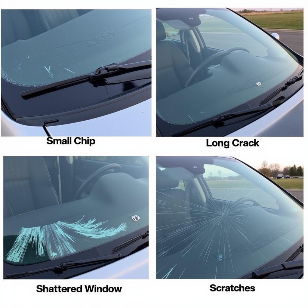 Car Window Damage Types in Sherwood Park