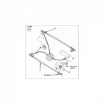 Car Window Regulator Components Diagram