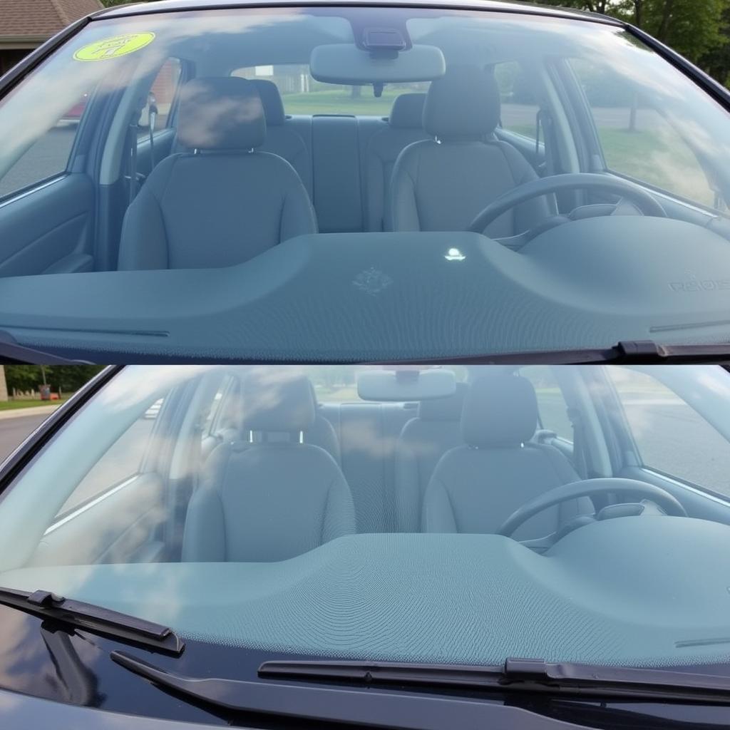 Car Window Repair Before and After in Oakland