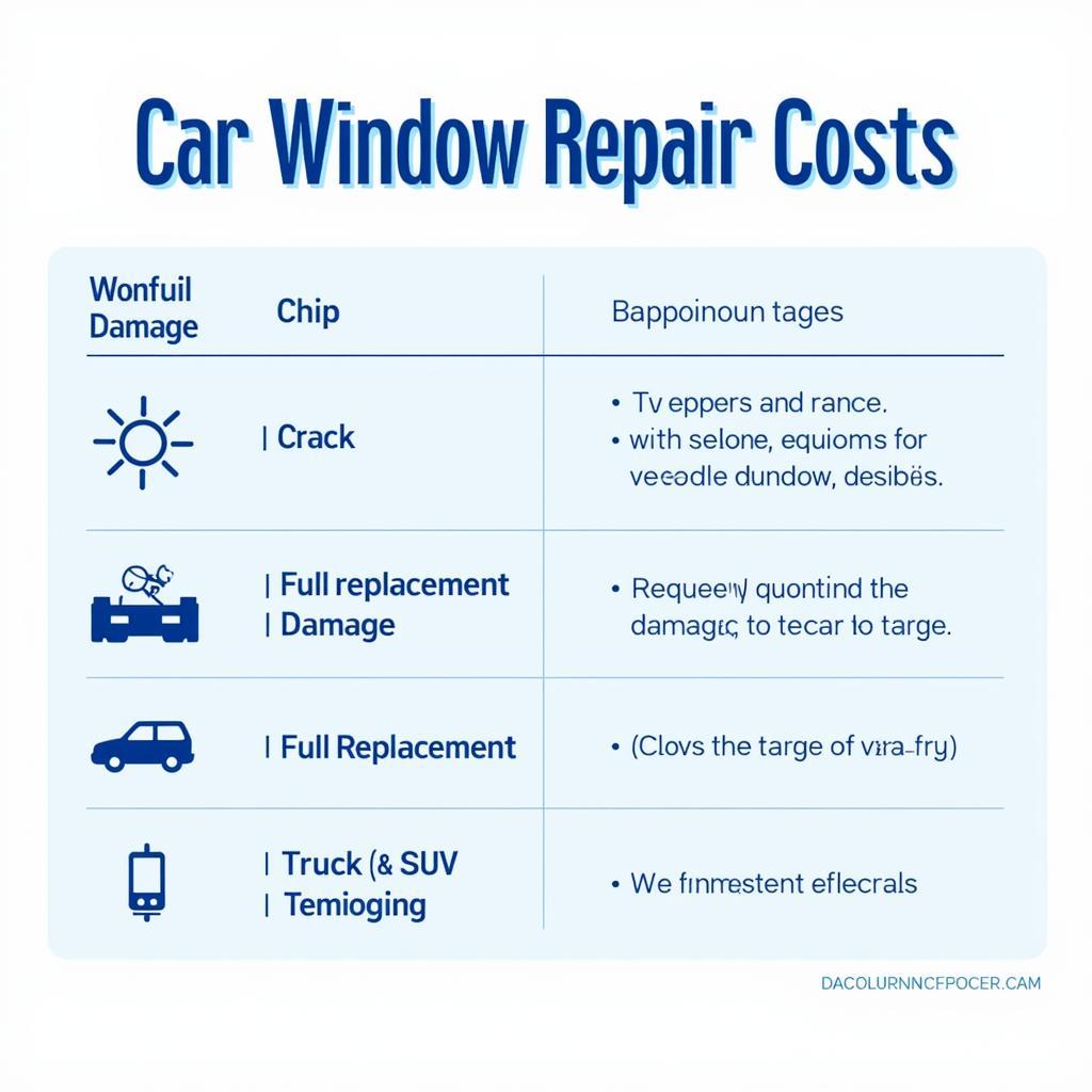 Factors Affecting Car Window Repair Costs in Wichita, KS