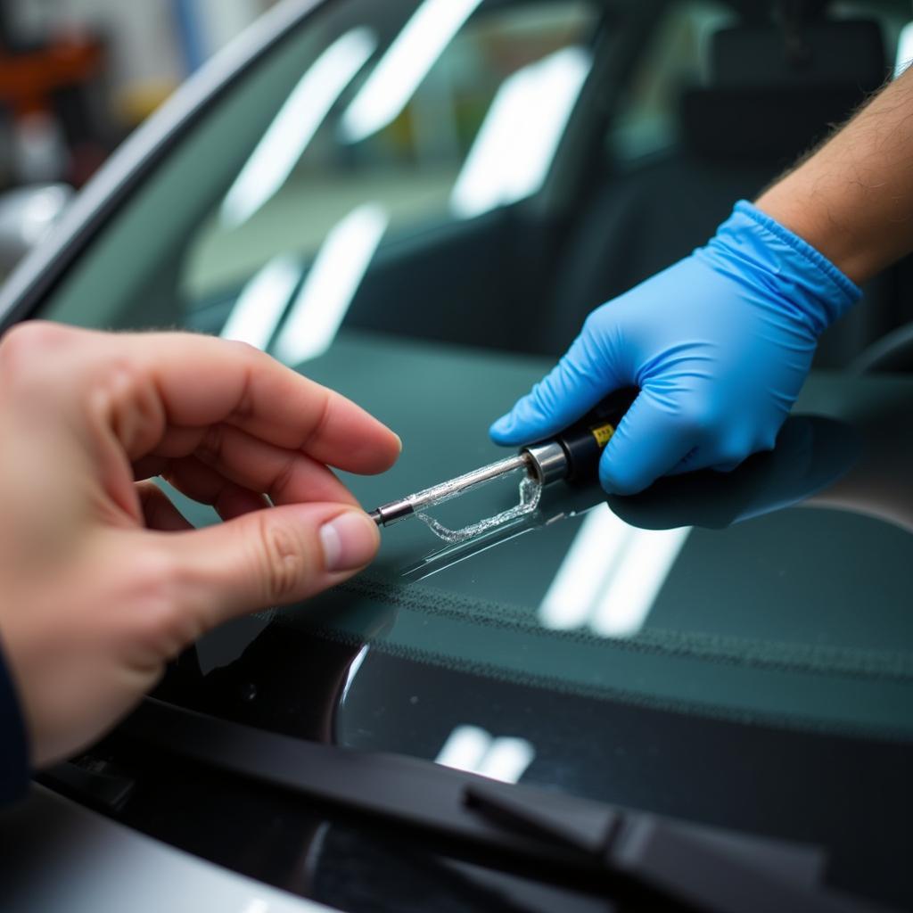 Car Window Repair Process in Stamford