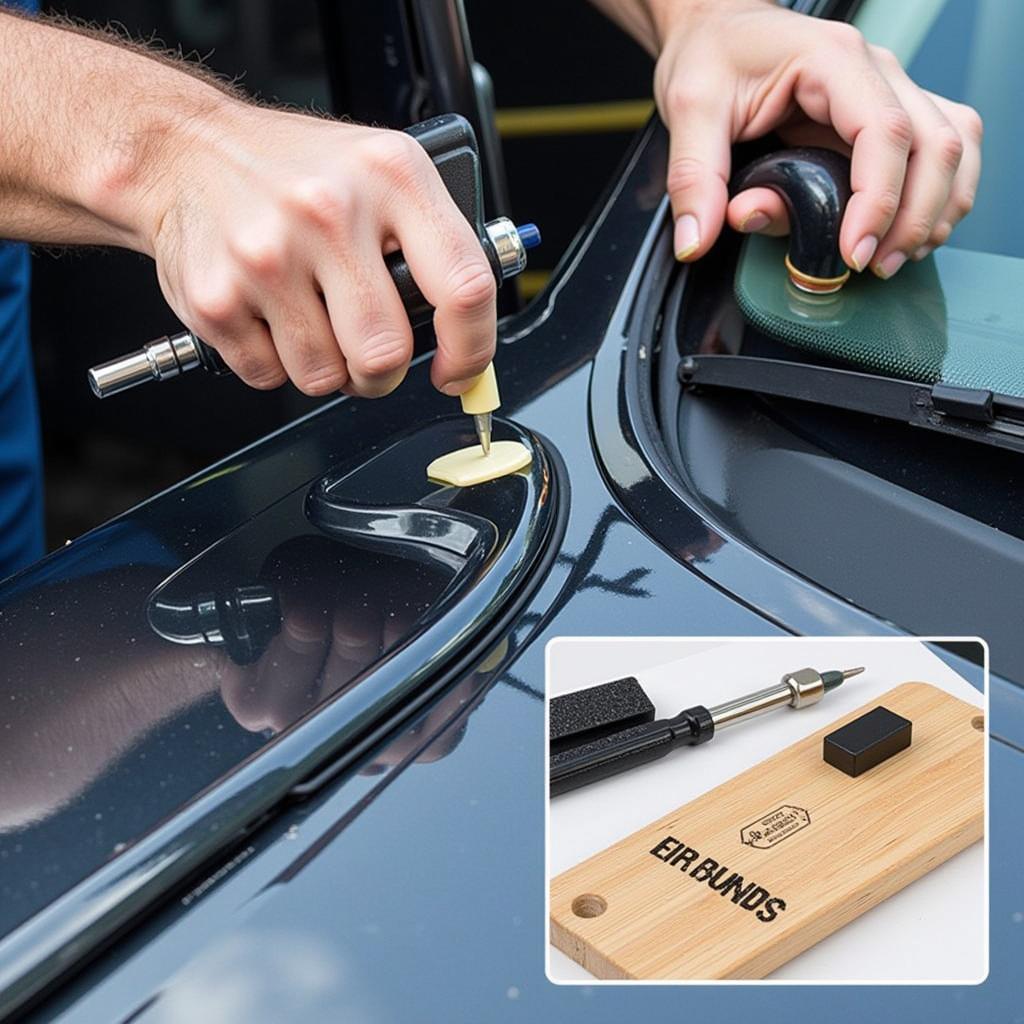 Car Window Repair Tools and Materials