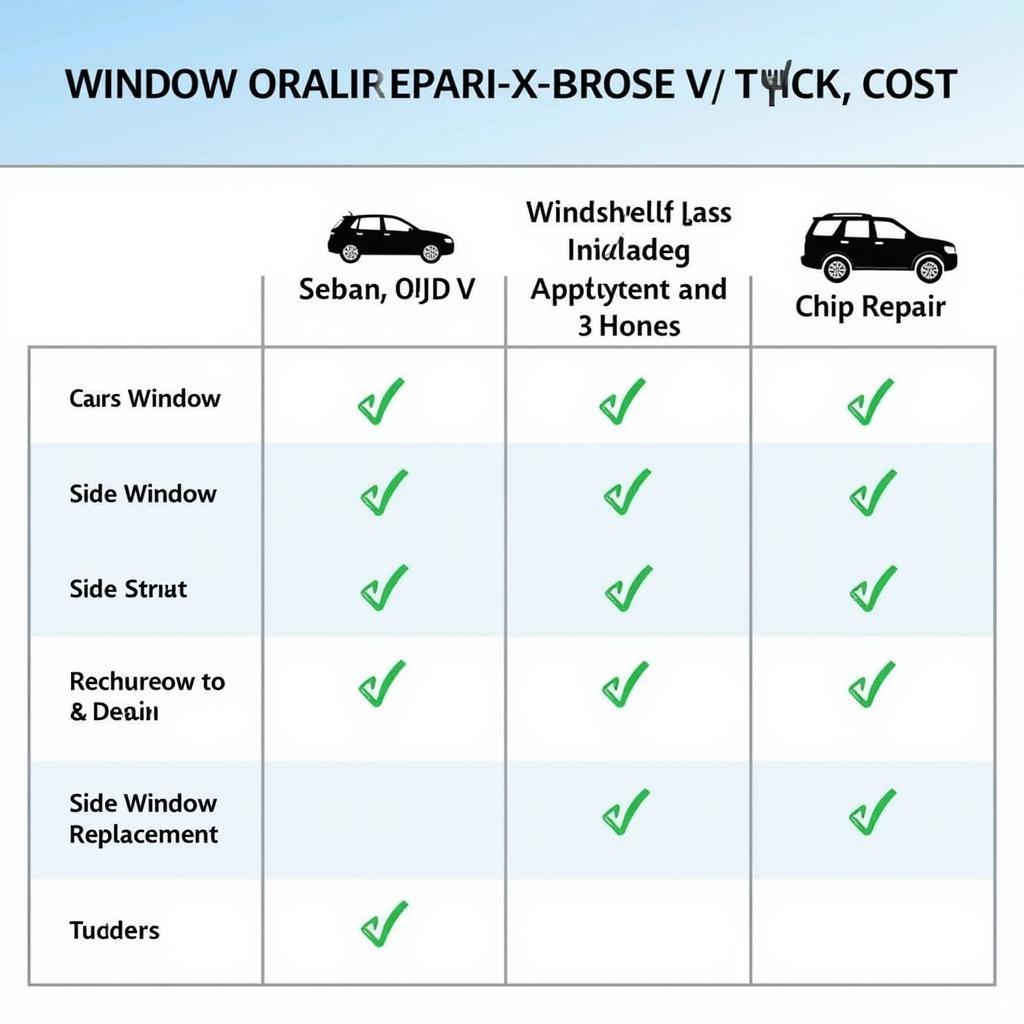 Car Window Replacement Cost in Birmingham