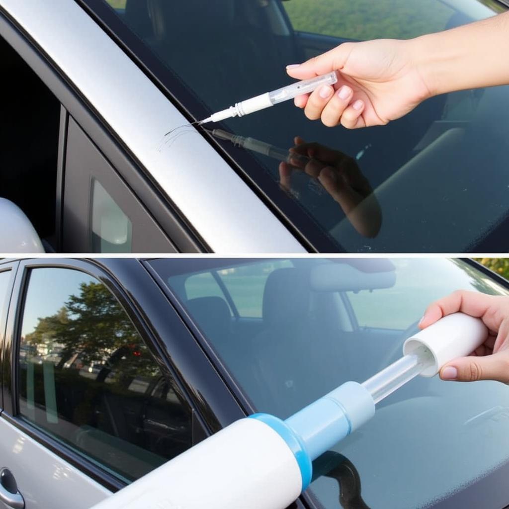 Car Window Resin Injection Repair Process Sherwood Park