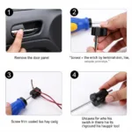 Car Window Switch Removal Process