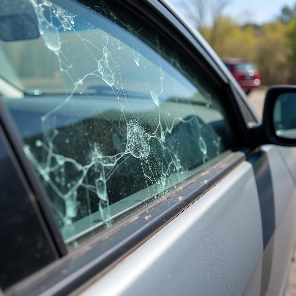 Car Window Trim Damage from Weather