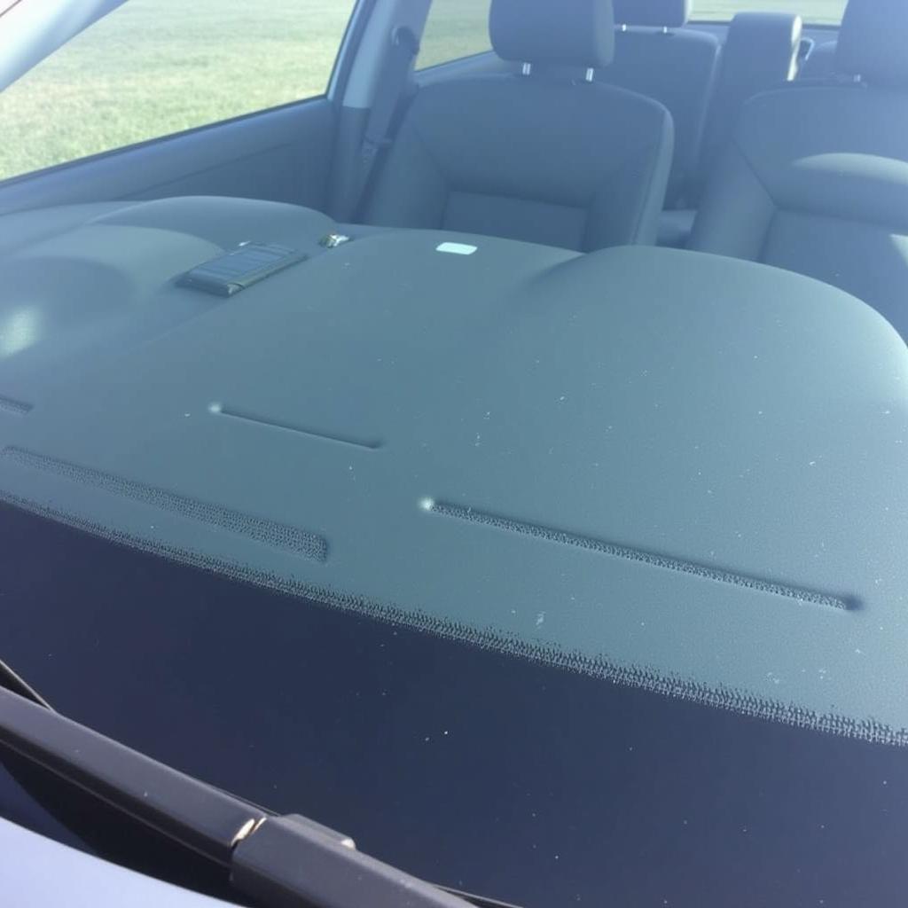 Car Windshield After Chip Repair