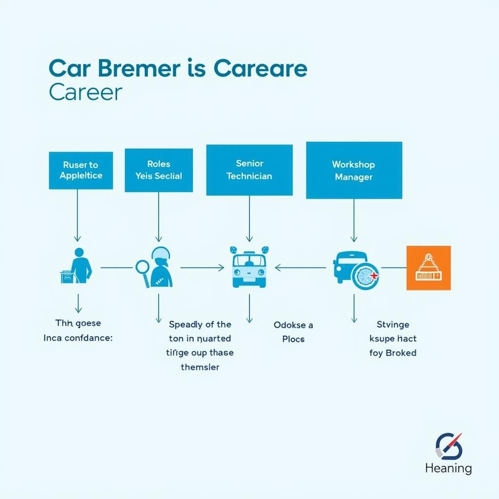 Career progression in car body repair can lead to roles like panel beater, vehicle painter, and even management positions.