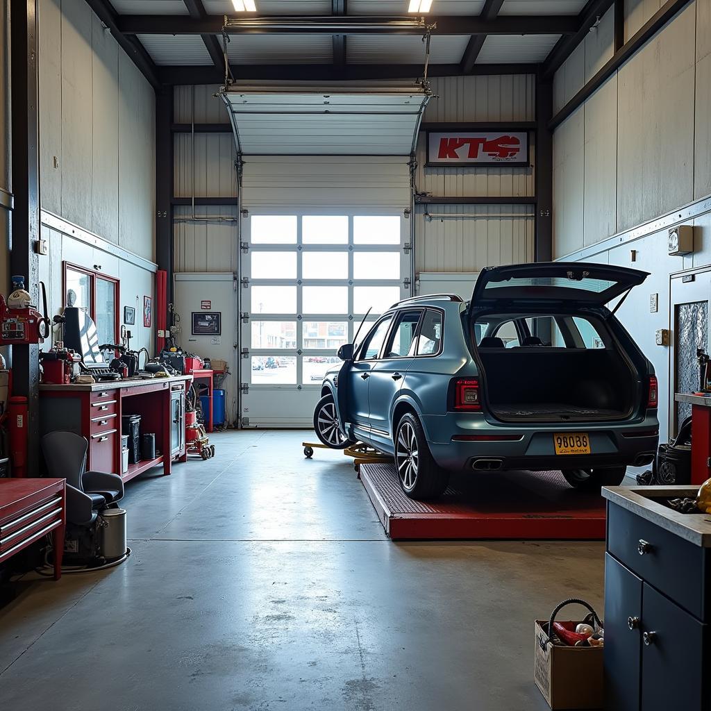 Inside a Modern Car Body Repair Shop in Catford