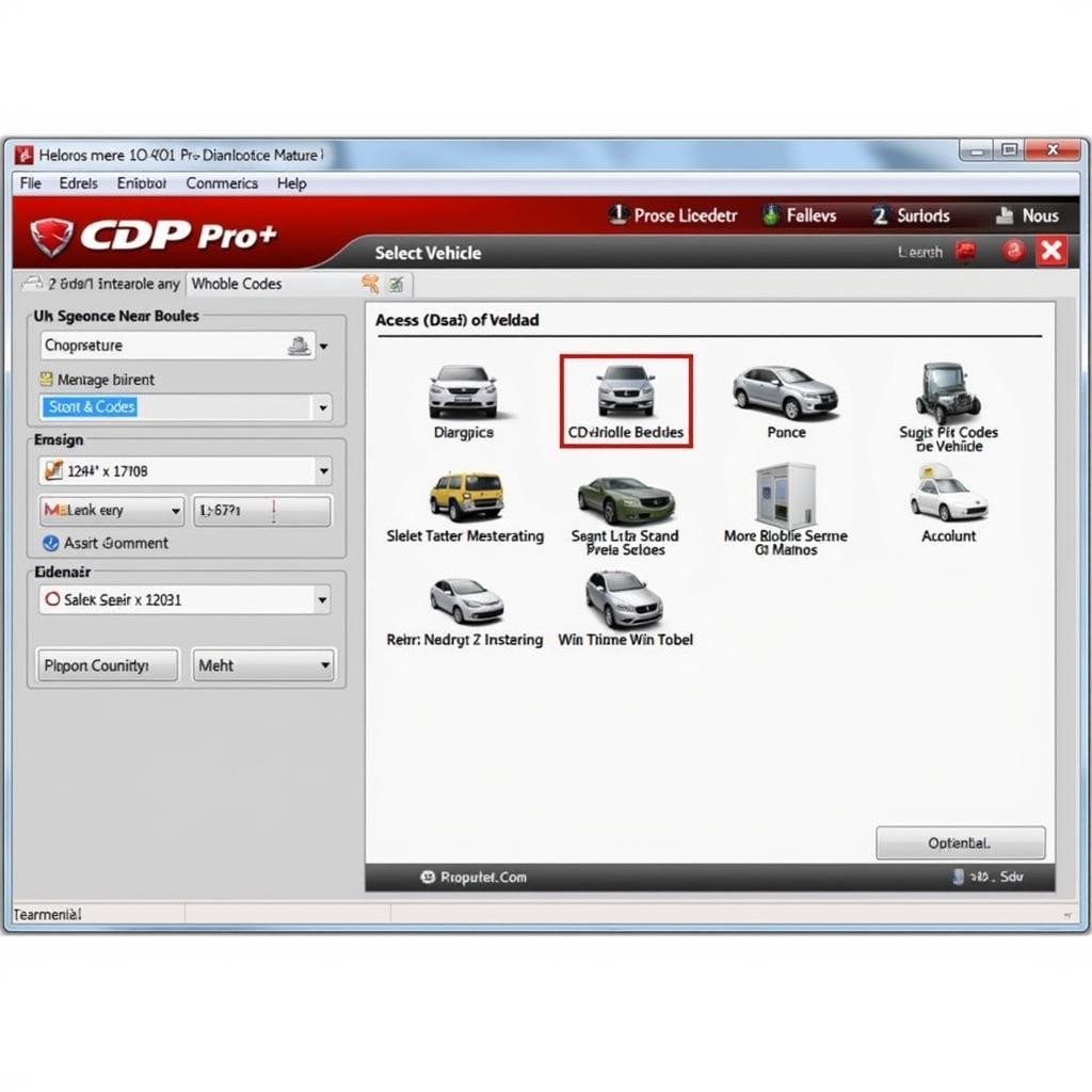 CDP Pro+ 2013 Main Interface