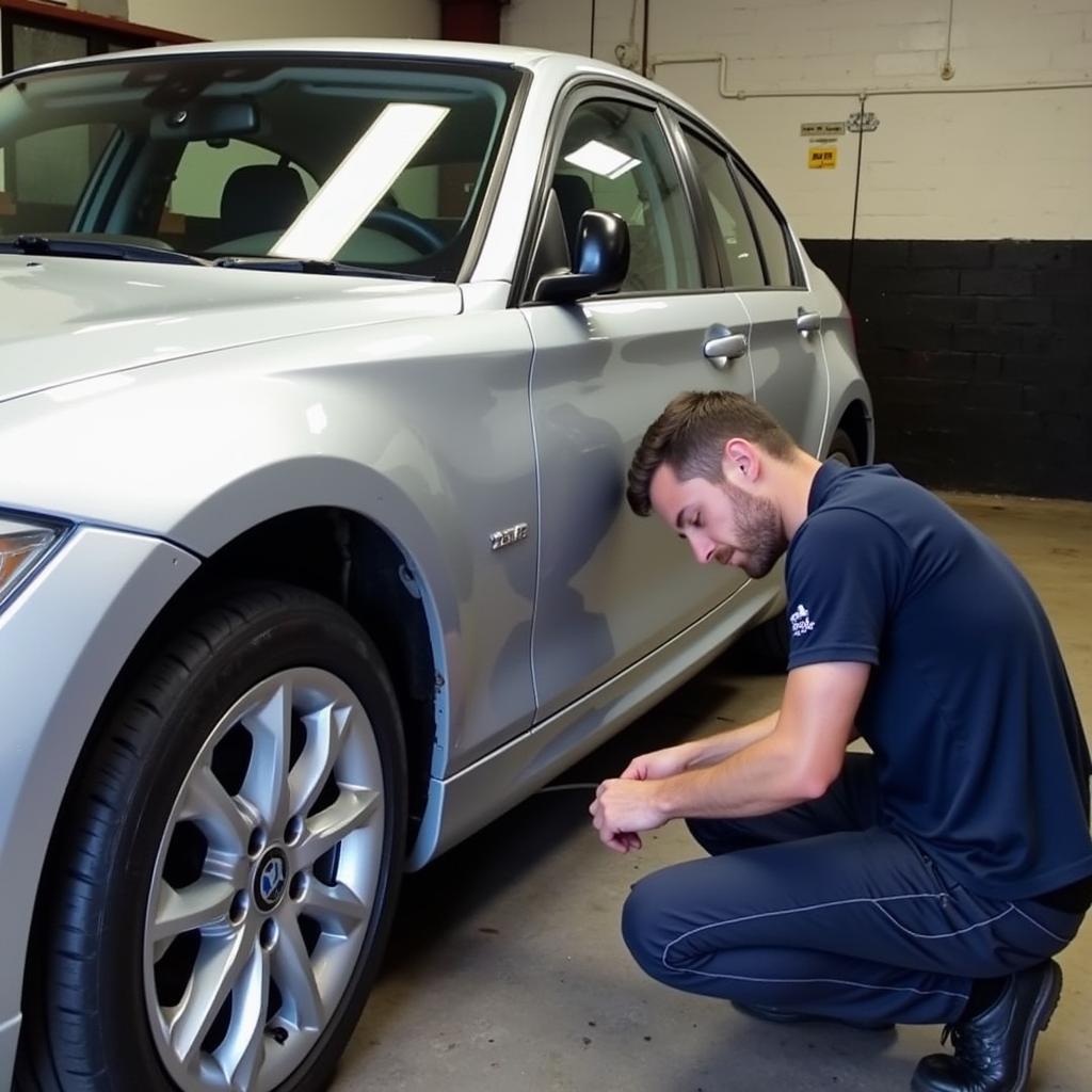 Final Inspection of Car Body Repair in Ceredigion