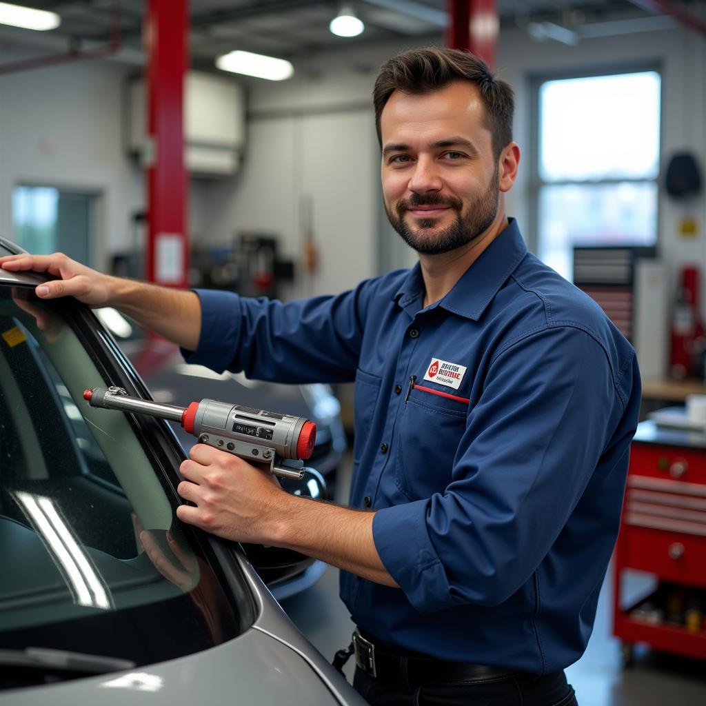 Certified Auto Glass Technician in Miami