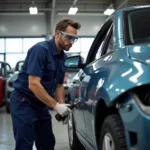 Certified Car Bodywork Repair Technician in Poole