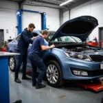 Certified Technicians Performing Car Body Repair in Aylesbury