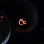 Check Engine Light Illuminated on Car Dashboard