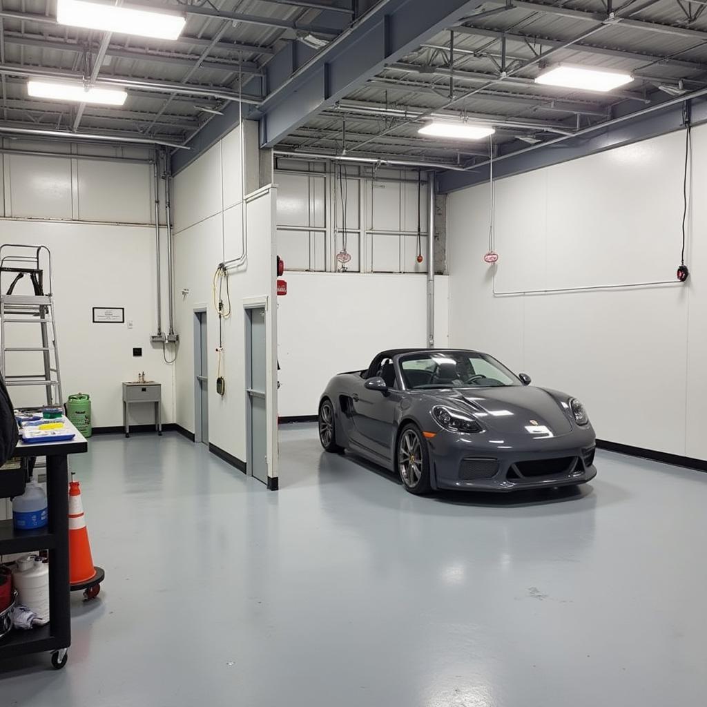 Inside a Chesapeake VA Car Paint Repair Shop